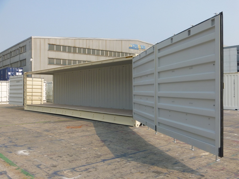 buy 40 ft new high cube open side container