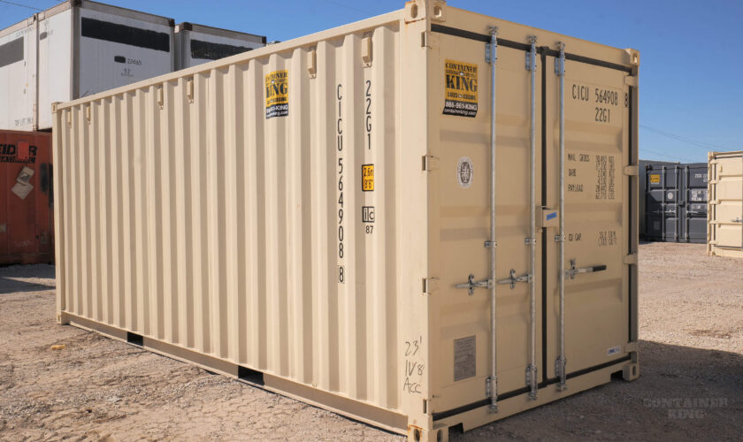 20ft One-Trip Container (Side View 2)