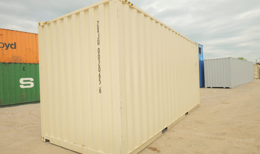 20ft One-Trip High Cube Container (Back & Side View)