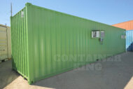 40 ft Open Bay Office with Climate Controlled Storage