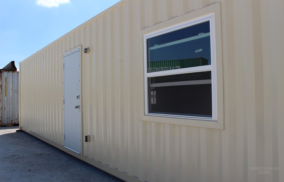 Mobile office trailer for rent by Container King