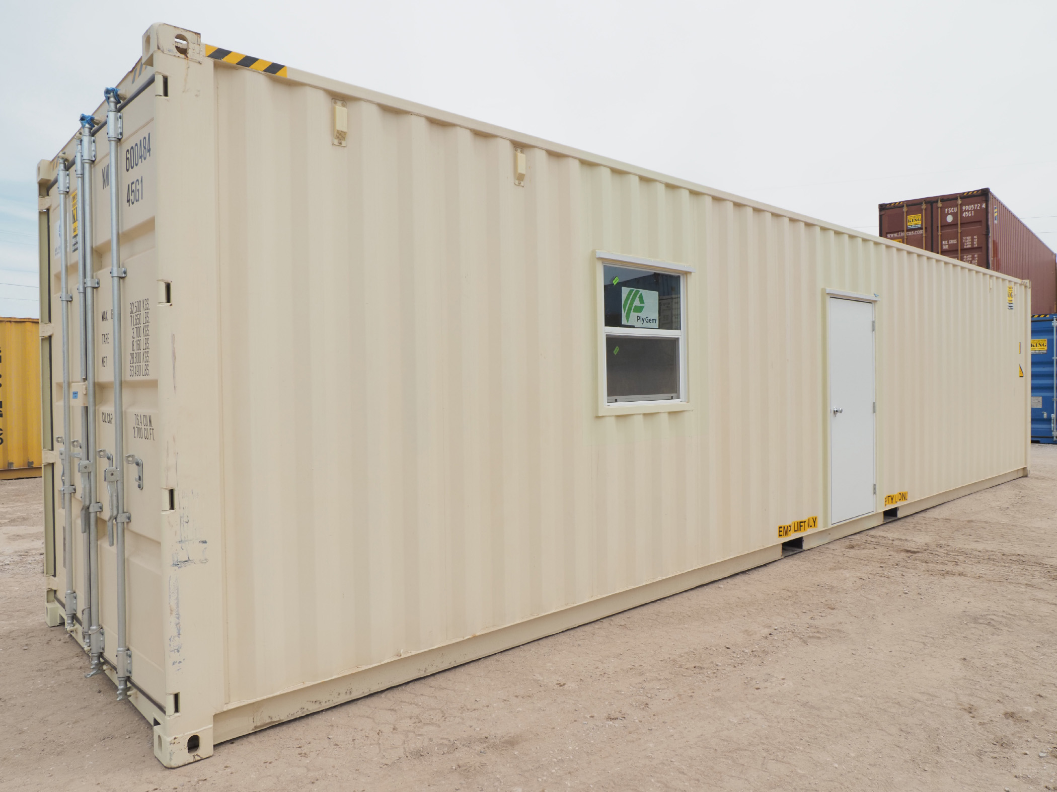 40 foot tan container office